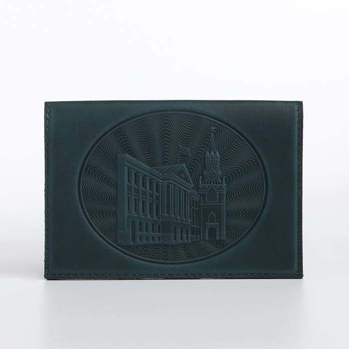 Обложка для паспорта, цвет зелёный - фото 1908453818