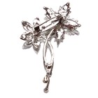 Брошь «Утренняя роса» василек - Фото 2