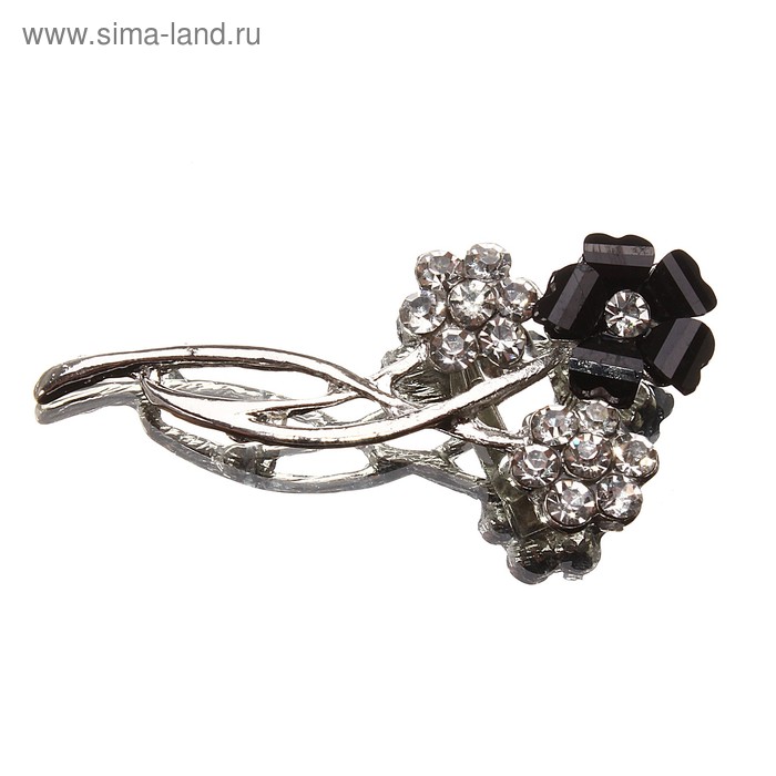 Брошь «Ночной цветок» - Фото 1