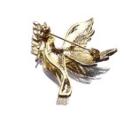 Брошь «Птичка» голубка, металлическая - Фото 2