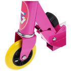 Самокат складной GRAFFITI, колёса PVC d=100 мм, цвет розовый - Фото 3