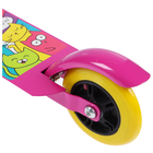 Самокат складной GRAFFITI, колёса PVC d=100 мм, цвет розовый - Фото 4