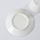 Сервиз керамический кофейный «Соты», 12 предметов: 6 чашек 90 мл, 6 блюдец 11,5 см - Фото 3