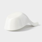 Соусник «Капля», 85 мл, 12×8×5.5 см, керамика, белый - Фото 4