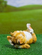 Садовая фигура из полистоуна «Ленивый Кот», 23×12.5×11 см - Фото 5