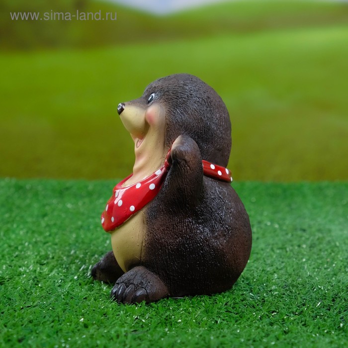 Садовая фигура из полистоуна «Крот», 12×8×10 см - Фото 1