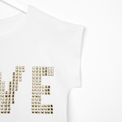 Футболка KAFTAN "Love", белый, 40-42