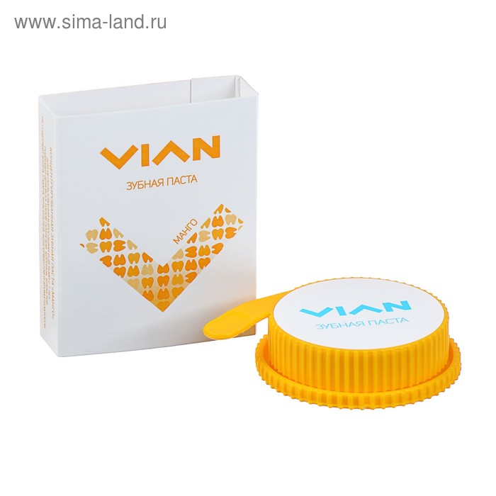 Зубная паста Vian, Манго, концентрированная, 25 г - Фото 1