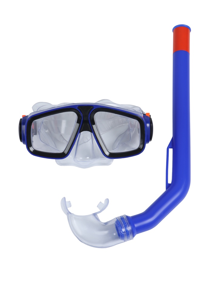 Набор для плавания ONLYTOP: маска, трубка, цвета МИКС - Фото 1