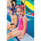Набор для плавания детский ONLYTOP: маска, трубка, ласты безразмерные, цвета МИКС - Фото 11
