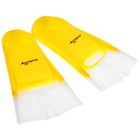 Ласты для плавания ONLYTOP, р. 36-38, цвет жёлтый/белый - Фото 1