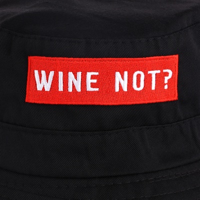 Панама Wine not, чёрная, р-р 56-58