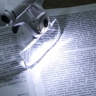 УЦЕНКА Лупа налобная 1-3х бинокулярная, 22×14×7.5 см, с подсветкой, 5 линз в комплекте, 3 ААА - Фото 7