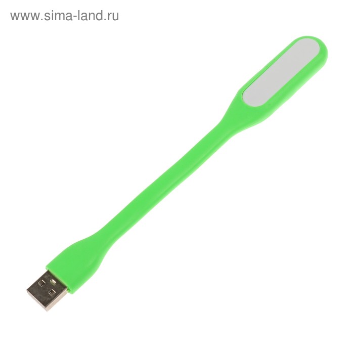Светильник светодиодный LuazON, USB, гибкий, 5 ватт, 6 диодов, зелёный - Фото 1