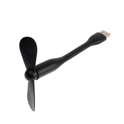 Вентилятор с гибким корпусом Luazon LOF-05, USB, 11 см, чёрный