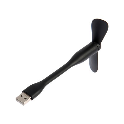Вентилятор с гибким корпусом Luazon LOF-05, USB, 11 см, чёрный