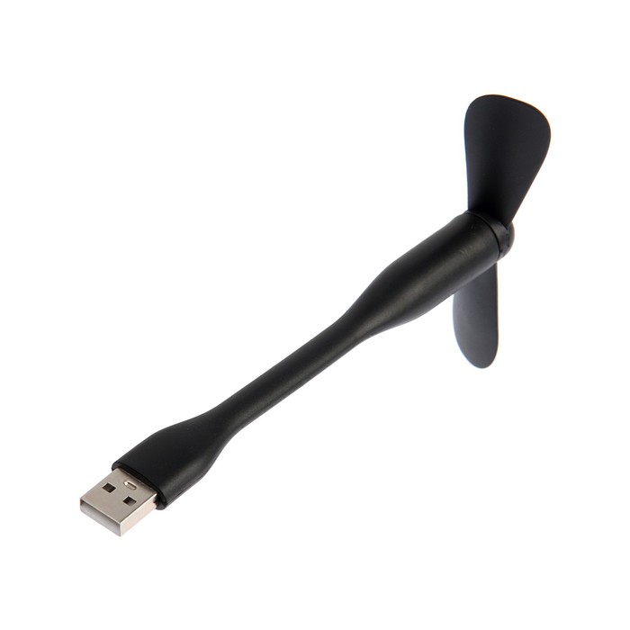Вентилятор с гибким корпусом Luazon LOF-05, USB, 11 см, черный - фото 51470019