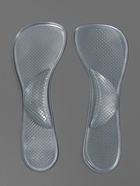 Полустельки для обуви, с супинатором, массажные, силиконовые, 19×6.7 см, пара, прозрачные - Фото 2