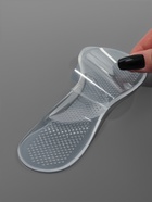 Полустельки для обуви, с супинатором, массажные, силиконовые, 19×6.7 см, пара, прозрачные - Фото 3