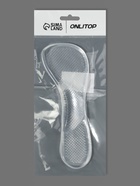 Полустельки для обуви, с супинатором, массажные, силиконовые, 19×6.7 см, пара, прозрачные - Фото 6