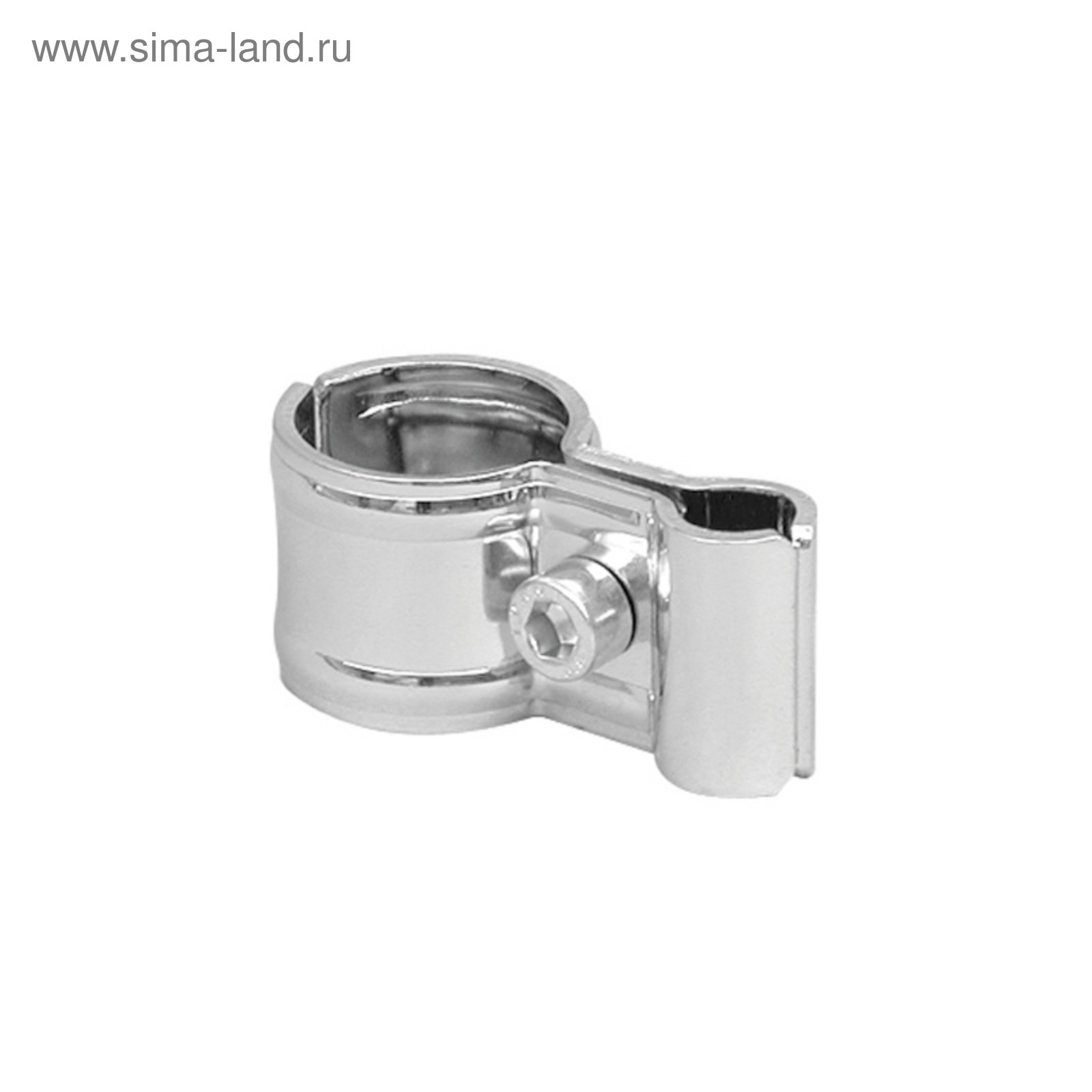 Крпеление соединитель трубы d=25 мм и панели-сетки, цвет хром (4279468 ...