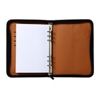 Ежедневник-органайзер Calligrata, А5, 100 листов, на молнии, с калькулятором, обложка из искусственной кожи, чёрный - Фото 17