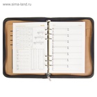 Ежедневник-органайзер Calligrata, А5, 100 листов, на молнии, с калькулятором, обложка из искусственной кожи, чёрный - Фото 9