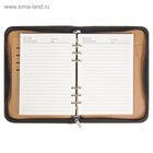 Ежедневник-органайзер Calligrata, А5, 100 листов, на молнии, с калькулятором, обложка из искусственной кожи, чёрный - Фото 10