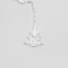 Гирлянда "Бахрома" 3 х 0.5 м с насадками "Ёлки", IP20, прозрачная нить, 80 LED, свечение RG/RB, мигание, 220 В - Фото 7