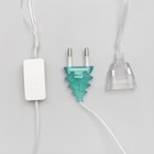 Гирлянда "Бахрома" 3 х 0.5 м с насадками "Ёлки", IP20, прозрачная нить, 80 LED, свечение RG/RB, мигание, 220 В - Фото 8