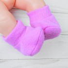 Носки для куклы, длина стопы: 7 см, цвет фиолетовый - Фото 2