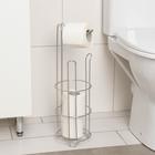 Держатель-стойка для туалетной бумаги Доляна, 14,5×15×48 см - Фото 2