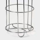 Держатель - стойка для туалетной бумаги Доляна, 14.5×15×48 см - Фото 7