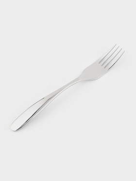 Вилка десертная «Марио», длина 16 см, нержавеющая сталь, серебристая