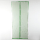 Сетка антимоскитная на магнитах для защиты от насекомых, 90×210 см, цвет зелёный - Фото 2
