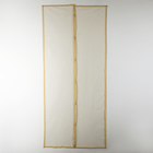 Сетка москитная на магнитах для защиты от насекомых, 100×210 см, бежевая - Фото 2