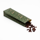 Пакет бумажный фасовочный "Coffe and tea", крафт, зелёный, 7 х 4 х 21 см - Фото 2