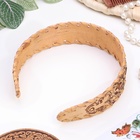 Ободок для волос «Орнамент», береста - Фото 2