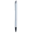 Ручка шариковая автоматическая "Металлическая", узел 0.5 мм, стержень синий, серебристый корпус - фото 298165216