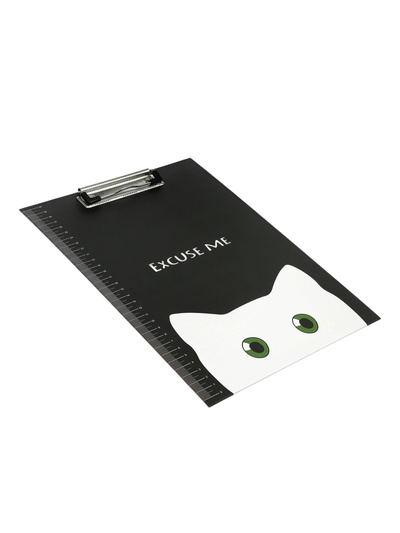 Планшет с прижимом А4 «Кот», МИКС