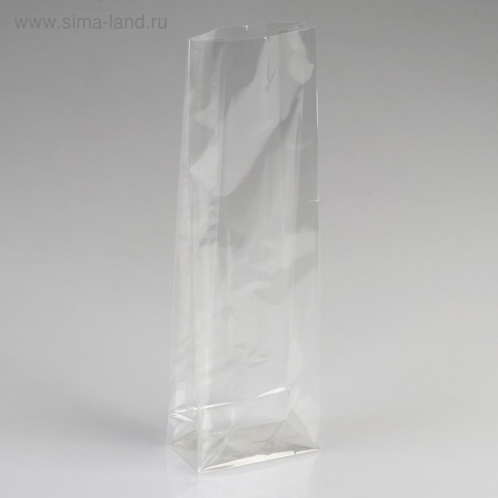 Пакет полипропиленовый фасовочный, прозрачный, 8 х 5 х 23,5 см - Фото 1