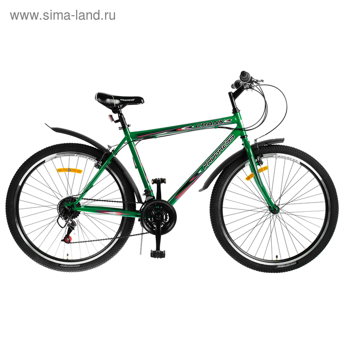 Велосипед 26" Progress модель Crank RUS, 2019, цвет  зелёный, размер 19"
