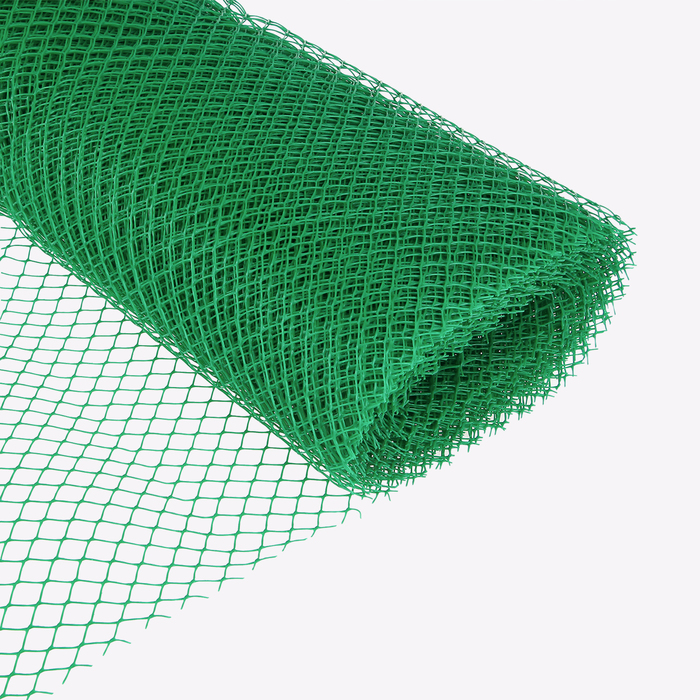 Сетка садовая, 1.5×20 м, ячейка ромб 15×15 мм, пластиковая, зелёная, Greengo, в рулоне