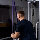 Эспандер ленточный многофункциональный ONLYTOP, 208×3.2×0.5 см, 15-40 кг, цвет фиолетовый - Фото 6