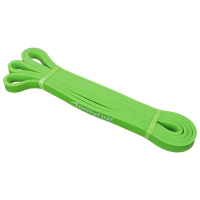 Эспандер ленточный многофункциональный ONLYTOP, 208х1,3х0,5 см, 2-15 кг, цвет салатовый