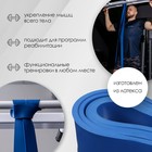Эспандер ленточный многофункциональный ONLYTOP, 208х4,5х0,5 см, 17-54 кг, цвет синий - фото 3832851