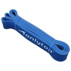 Эспандер ленточный многофункциональный ONLYTOP, 208×4.5×0.5 см, 17-54 кг, цвет синий - Фото 3