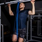 Эспандер ленточный многофункциональный ONLYTOP, 208×4.5×0.5 см, 17-54 кг, цвет синий - Фото 5