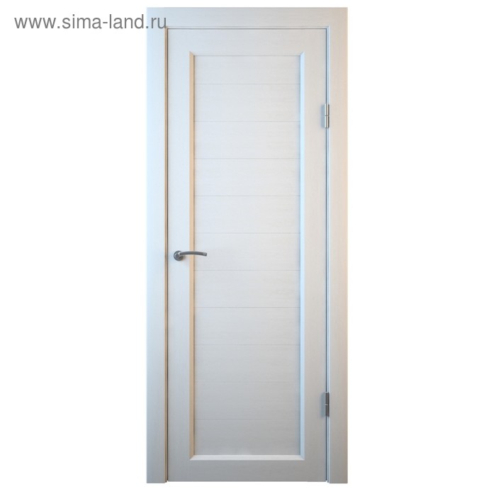 Комплект межкомнатной двери Н-1/06 Белое дерево 2000х700 мм - Фото 1