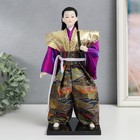 Кукла коллекционная "Самурай в золотом кимоно с мечом" 30х12,5х12,5 см - фото 8805309
